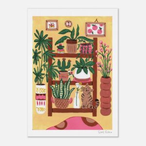 Maximalism plants and cat