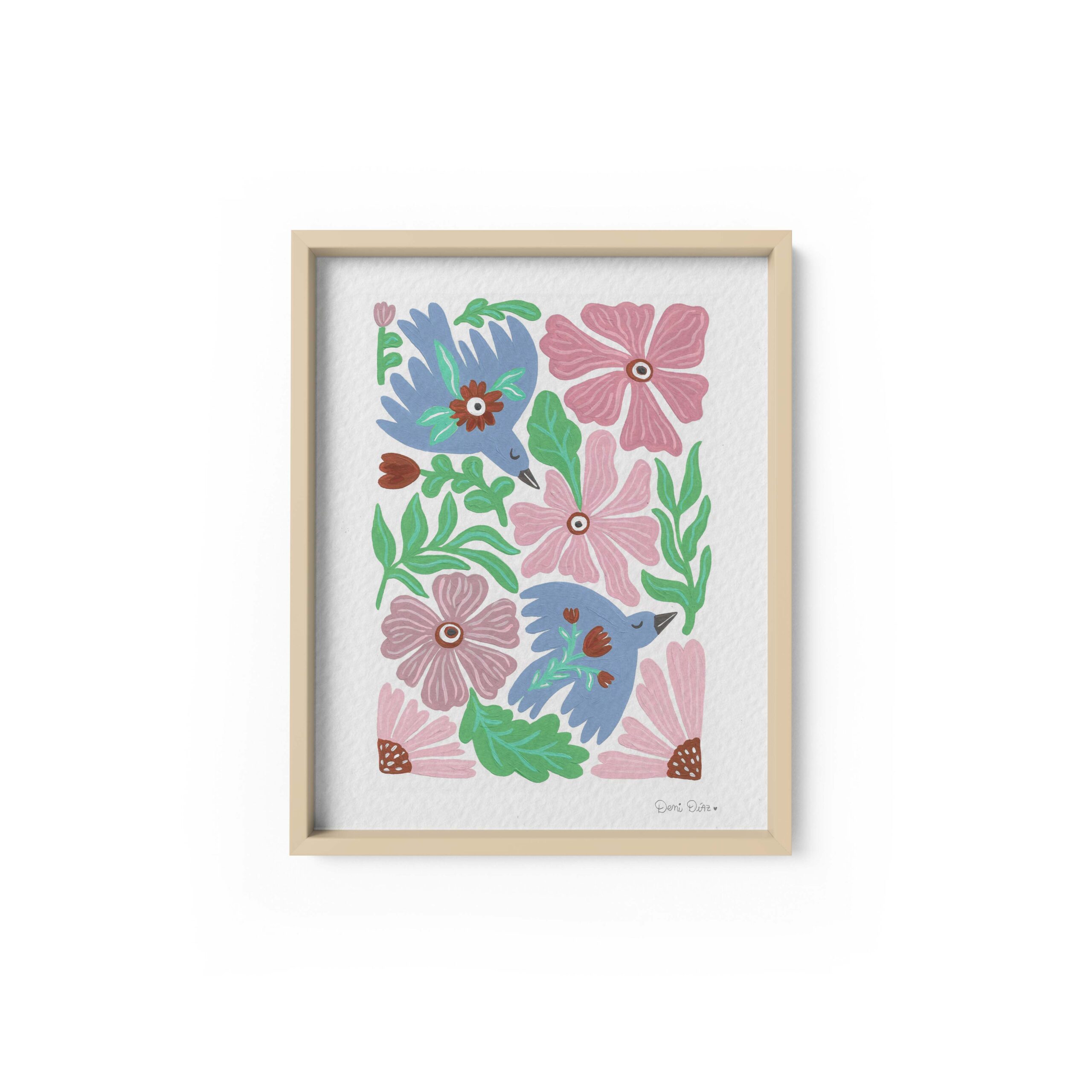 Flowers and birds flow - Imagen 2